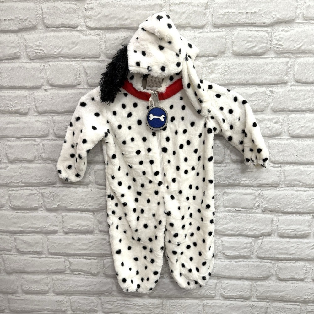 Dalmatian Puppy Halloween Costume 12/18 Month Halloween Bodysuit Warm Ships Fast